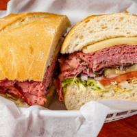 Nonni · Hot Pastrami, & Swiss Cheese with Everything
