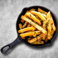  Fries Fix   · Classic hand-cut potatoes, fried till golden and crisp. Served with a side of ketchup.