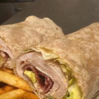 Turkey (Deli) Wrap · Comes with Lettuce, tomatoes, Mayo and American Cheese.