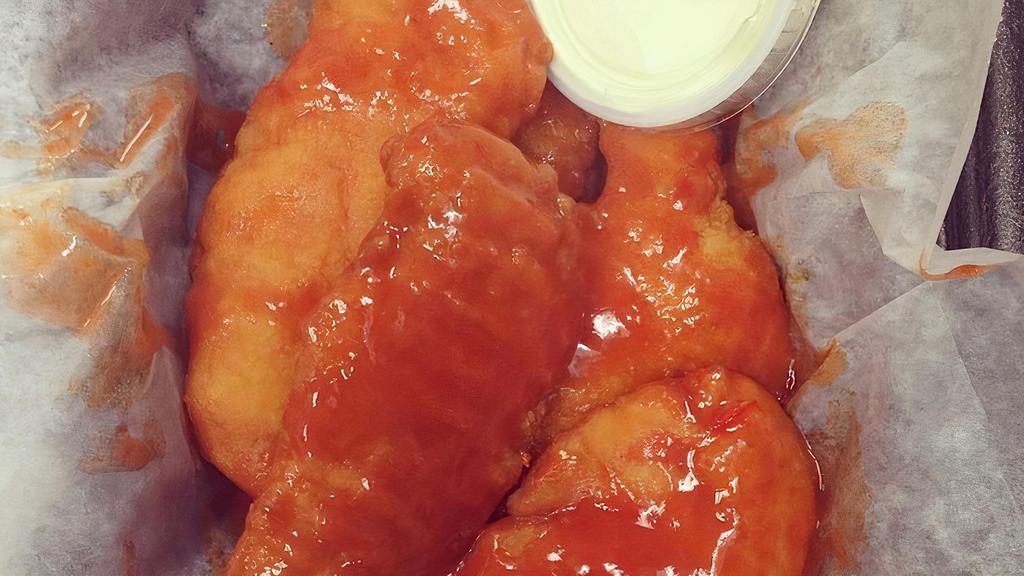 Buffalo Tenders     · 5 pc. Comes with one blue cheese.
