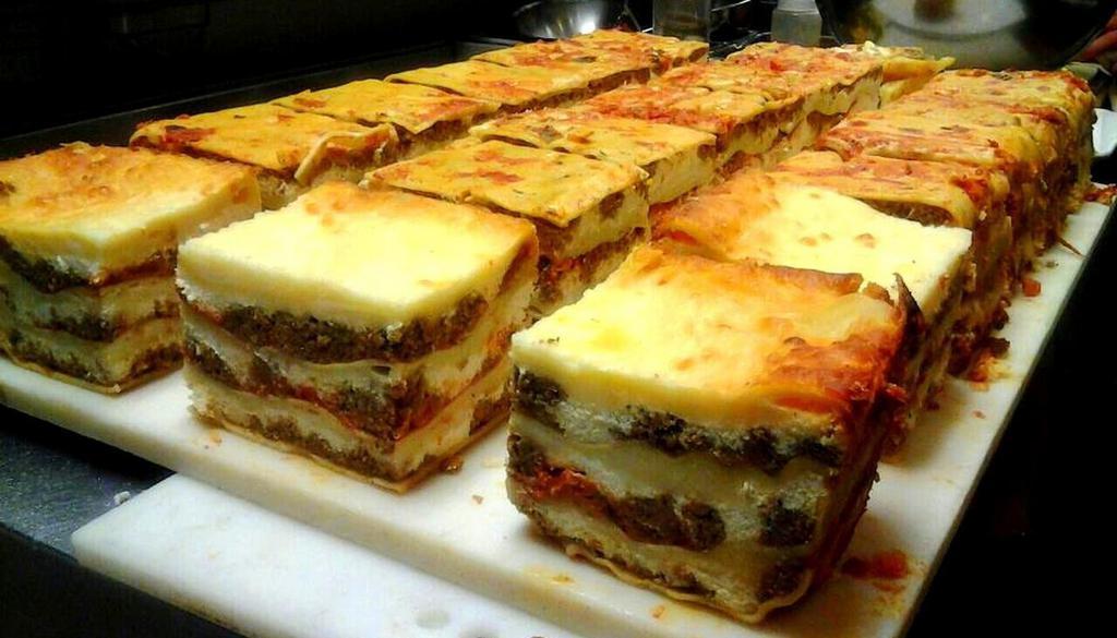 Meat Lasagna · House made, mozzarella cheese, marinara sauce