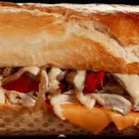 Philly Cheese Steak · Philly cheesesteak with onion, pepper & mushroom. Comes with regular fries and a can of soda