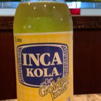 Inka Kola 2-Liter · Golden Inka Kola 2-Liter bottle family size