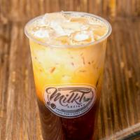 Thai Tea · ***Boba NOT included. Must select Boba as a topping to include***
A blended sweet and creamy...