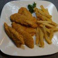 D1 Chicken Fillets · 4 pcs golden fried chicken fillets with flavored fries.