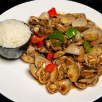 Baby Clam With Black Bean Sauce · 