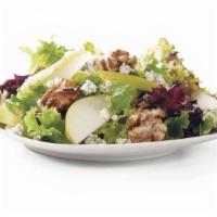 Pear & Gorgonzola Salad · mixed greens, fresh pear, gorgonzola, candied walnuts, with balsamic vinaigrette