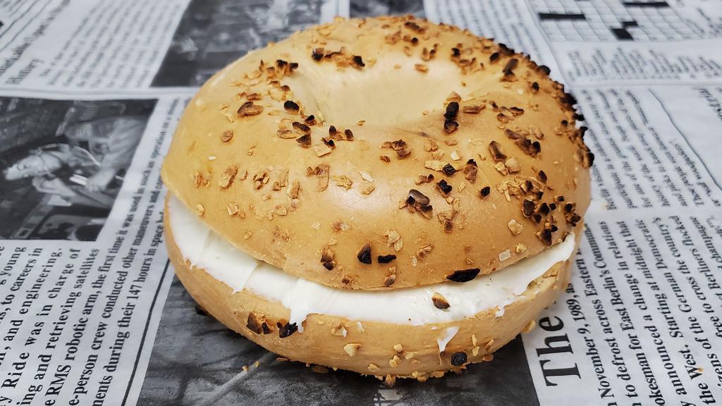 Bagel With Plain Cream Cheese · on your choice of bagels.