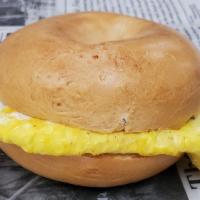 Bagel With Egg * · on your choice of bagels.