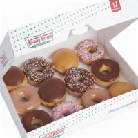 Classic Assorted Dozen · An assortment of our classic doughnuts, preselected just for you. Our dozens are made fresh ...