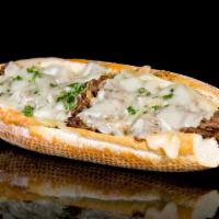 Philly Cheesesteak · Steak, Grilled Onion, Lettice, Tomato & Mayo