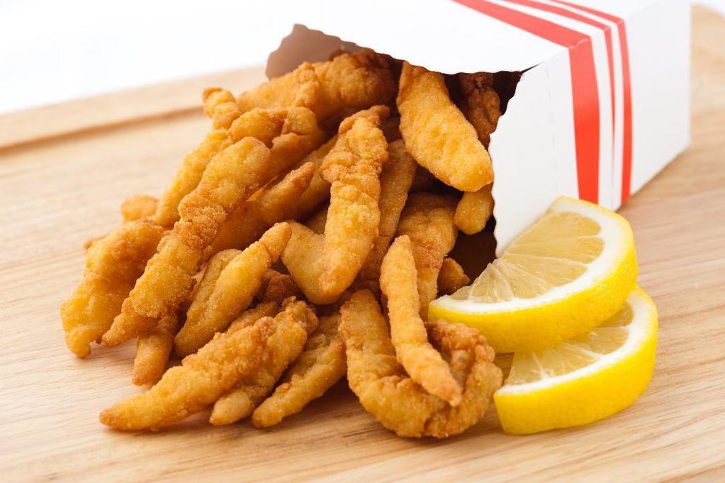 Clam Strips · 1/2 Pound Clam Strips Served With Tartar Sauce