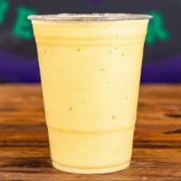 Mango-Pineapple Smoothie · Mango, Pineapple, Banana and coconut milk