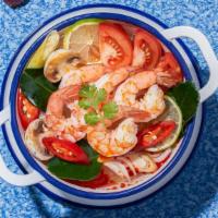B1 Tom Yum* · Your choice of chicken or tofu, prawn for additional price. Thai style hot and sour soup wit...