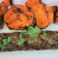 Rawal Kebab Special · Kabob Special serve with: Basmati Rice, Chana Masala & Naan Bread.

Halal. Boneless chicken ...