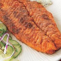 Lahori Fish · Serve with: Basmati Rice, Chana Masala & Naan Bread.

Halal. Sawi fish Fillet Special treat ...