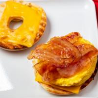 Southern Classic Sandwich Breakfast · Sausage, bacon or ham, scrambled eggs and American cheese.