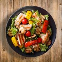 Grilled Chicken Salad · House salad with grilled chicken