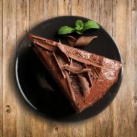 Chocolate Cake · Chocolate cake with chocolate mousse icing