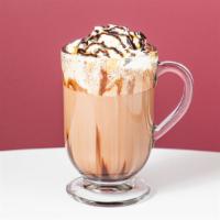Hot Chocolate · 16 oz. Decadent hot chocolate made fresh with three different chocolate mixes.