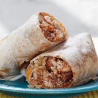 Bbq Wrap · Grilled chicken breast or steak, reduced-fat cheddar cheese and fat-free hickory BBQ sauce i...