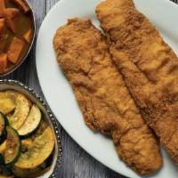 Fried Whiting · What's a fish fry without whiting. Two crispy fillets.