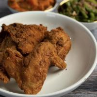 3 Piece Fried Chicken Dinner:  Thigh, Leg, Wing - No Substitutions · Weekend Special: . Fried Chicken Dinner (Dark Meat):  Thigh, Leg, Wing - No Substitutions