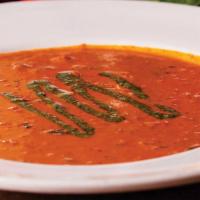 Tomato Basil - Bowl* · Roasted Roma tomatoes and fresh basil, simmered in a creamy tomato bisque.