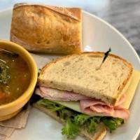 ½ Specialty Sandwich With A Cup Of House-Made Soup · Choose your specialty sandwich and soup preference. Please call restaurant for soup of the d...