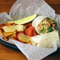 Grilled Chicken Club · Grilled chicken, Applewood smoked bacon, avocado, tomato and romaine with our chipotle mayo.