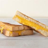 Grilled Cheese · American cheese on grilled white bread.
