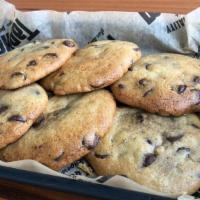 Chocolate Chip Cookies · Homemade chocolate chip cookies. Freshly baked to order. 6 for $5!