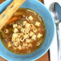 Minestrone Alla Milanese Soup · Italian vegetable soup.