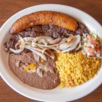 Carne Asada · Steak marinated in special spices and grilled to your taste served with grilled onions, a sl...