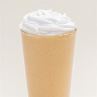 Wicked Good Coffee Milk · A coffee flavored milkshake topped with whipped cream.