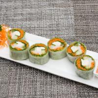 Fresh Rolls · Tofu, cucumbers, carrots, celery, basil, rice noodles and lettuce rolled in rice paper, serv...