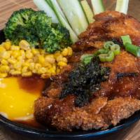 Chicken Katsu Bowl · Fried chicken cutlets