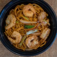 Shrimp Noodle Stir-Fry · 