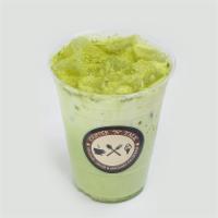 Iced Matcha Latte · add 1 shot for an additional charge.