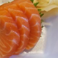 Salmon Sashimi(3Pc) · Gluten free.

Consuming raw or undercooked meats, poultry, seafood, shellfish, or eggs may i...
