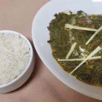 Lamb Saag · Tempered spinach with Lamb