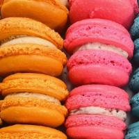 Macarons · Made in house macarons with freshly ground almond flour. Available in assorted flavors and f...