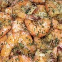 Boil Shrimp · (1) lb Shrimp served with your choice of mild or spicy garlic butter sauce.