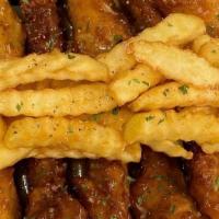 Pick 1 Krazy Combo · (8) Wings served with your choice of sauce and seasoned fries. 
Choice of Flavors/ Wings & F...
