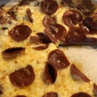 6'' Pepperoni Pizza · Pepperoni, tomato sauce, and shredded mozzarella.