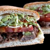 Tortas · Your choice of meat with lettuce tomato, onion, avocado and lettuce.