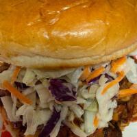 Pulled Pork Sandwich · comes with 1 side.