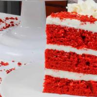 1 Slice Of Red Velvet Cake · 