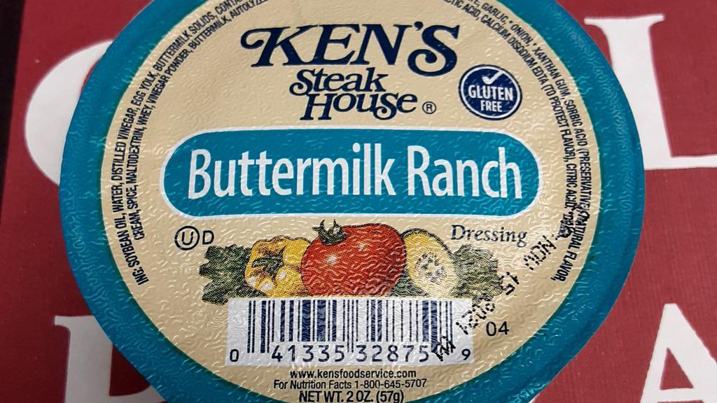 Ranch Dipping Sauce · A 2oz cup of ken's buttermilk ranch dipping sauce, for your pizza or wings