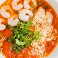 Shrimp & Crab Meat Noodle Soup (Bún Riêu Tôm)  · 